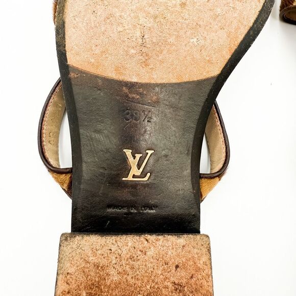 Louis Vuitton LV Damier Flats Checkered Sandals EU 38.5 US 8.5 - Picture 12 of 14